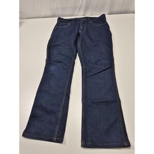 Origin Jeans Mens 32x30 Dark Blue Legit Fit Factory Stretch Denim Made In USA